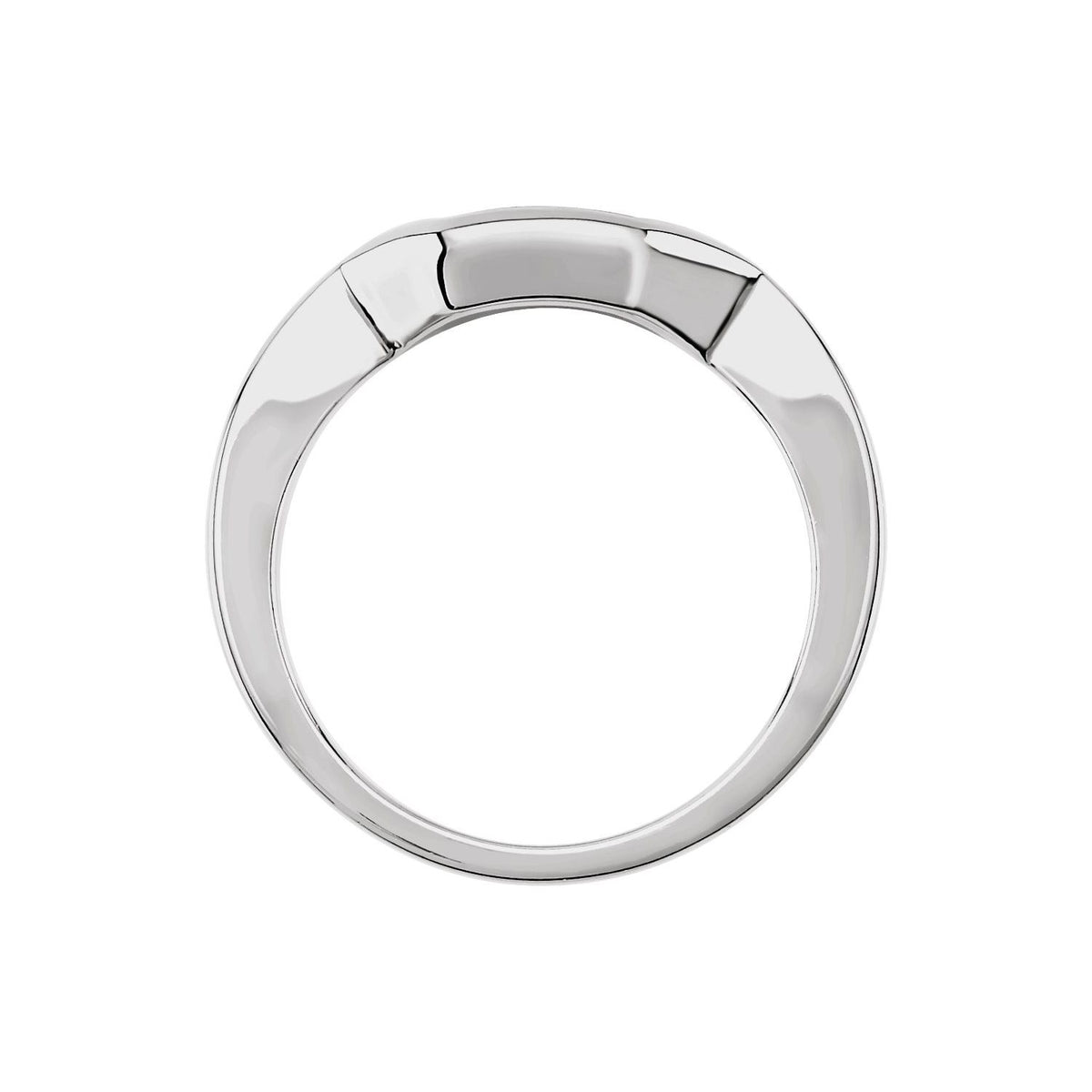 Band for 5x3 mm Emerald Engagement Ring