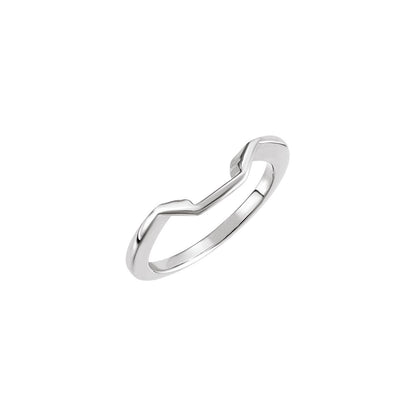 Band for 5x3 mm Emerald Engagement Ring