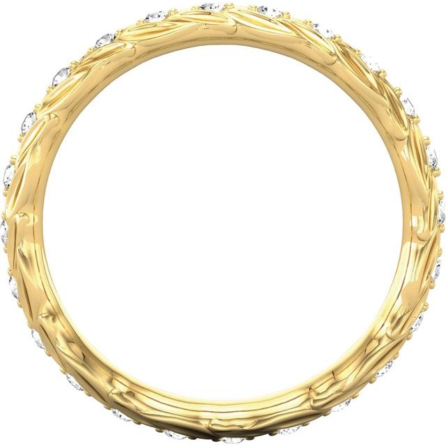 1/5 CTW Natural Diamond Eternity Band, 3.5 mm