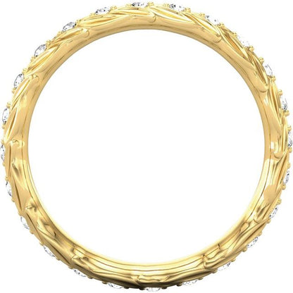 1/5 CTW Natural Diamond Eternity Band, 3.5 mm