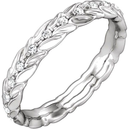 1/5 CTW Natural Diamond Eternity Band, 3.5 mm
