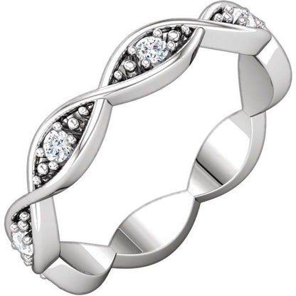 1/6 CTW Natural Diamond Eternity Band