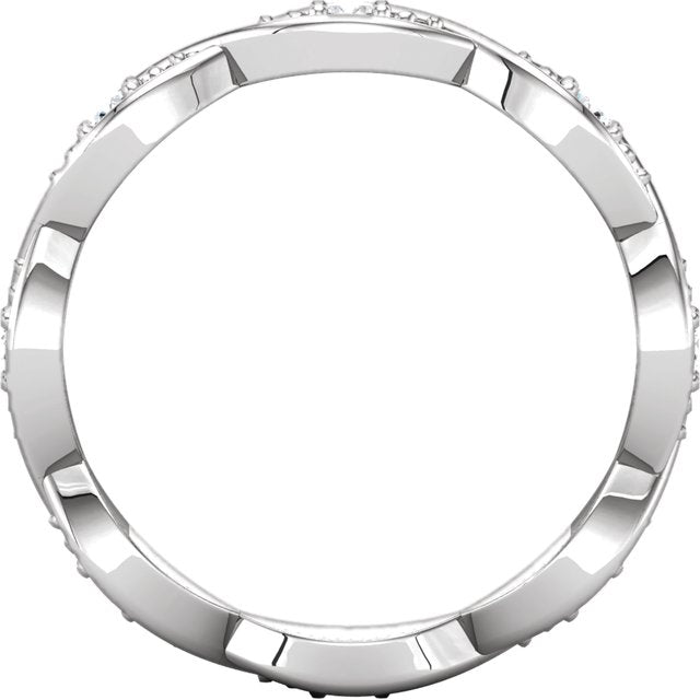 1/6 CTW Natural Diamond Eternity Band
