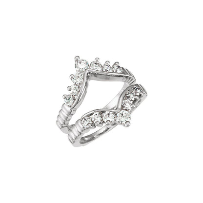 14K Yellow Gold 1/2 CTW Natural Diamond Ring Guard, Style 2