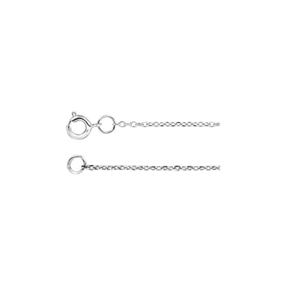 Adjustable Diamond-Cut Cable 16-18" Chain