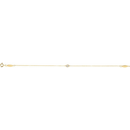 .08 CT Natural Diamond 7" Bracelet