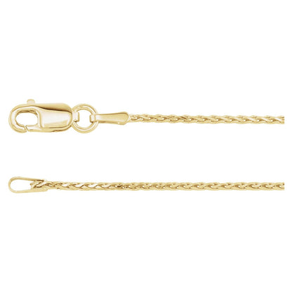 Diamond-Cut Wheat 24" Chain