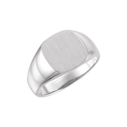 Square Signet Ring, 12 x 12 mm (9601)