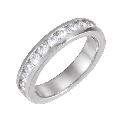 1 CTW Natural Diamond Channel-Set Matching Band