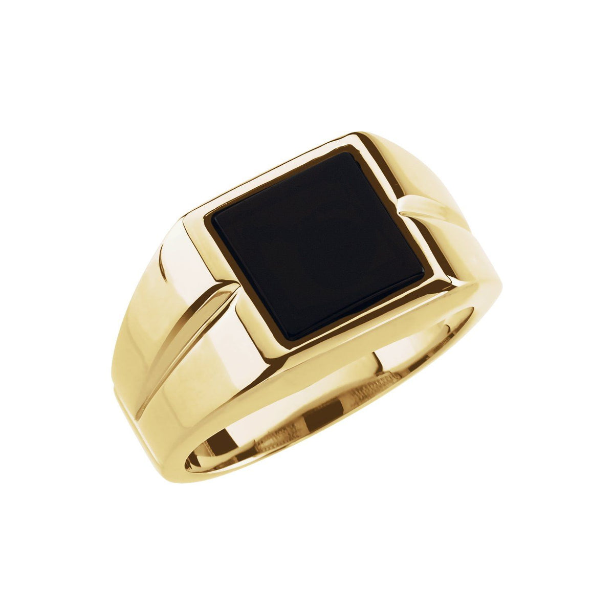 Natural Black Onyx Ring