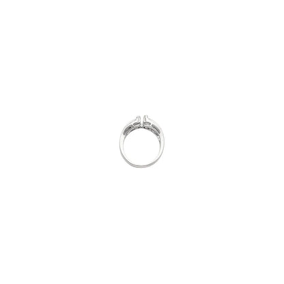 14K White Gold Band, 2.6 mm