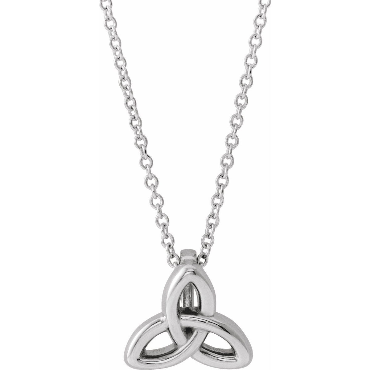 Celtic-Inspired Trinity 16-18" Necklace
