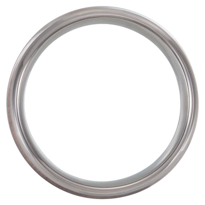 Tungsten Rose Wood Inlay Comfort-Fit Band