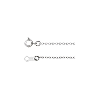 Adjustable Diamond-Cut Cable 16-18" Chain
