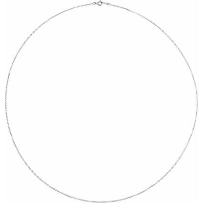 Adjustable Diamond-Cut Cable 16-18" Chain