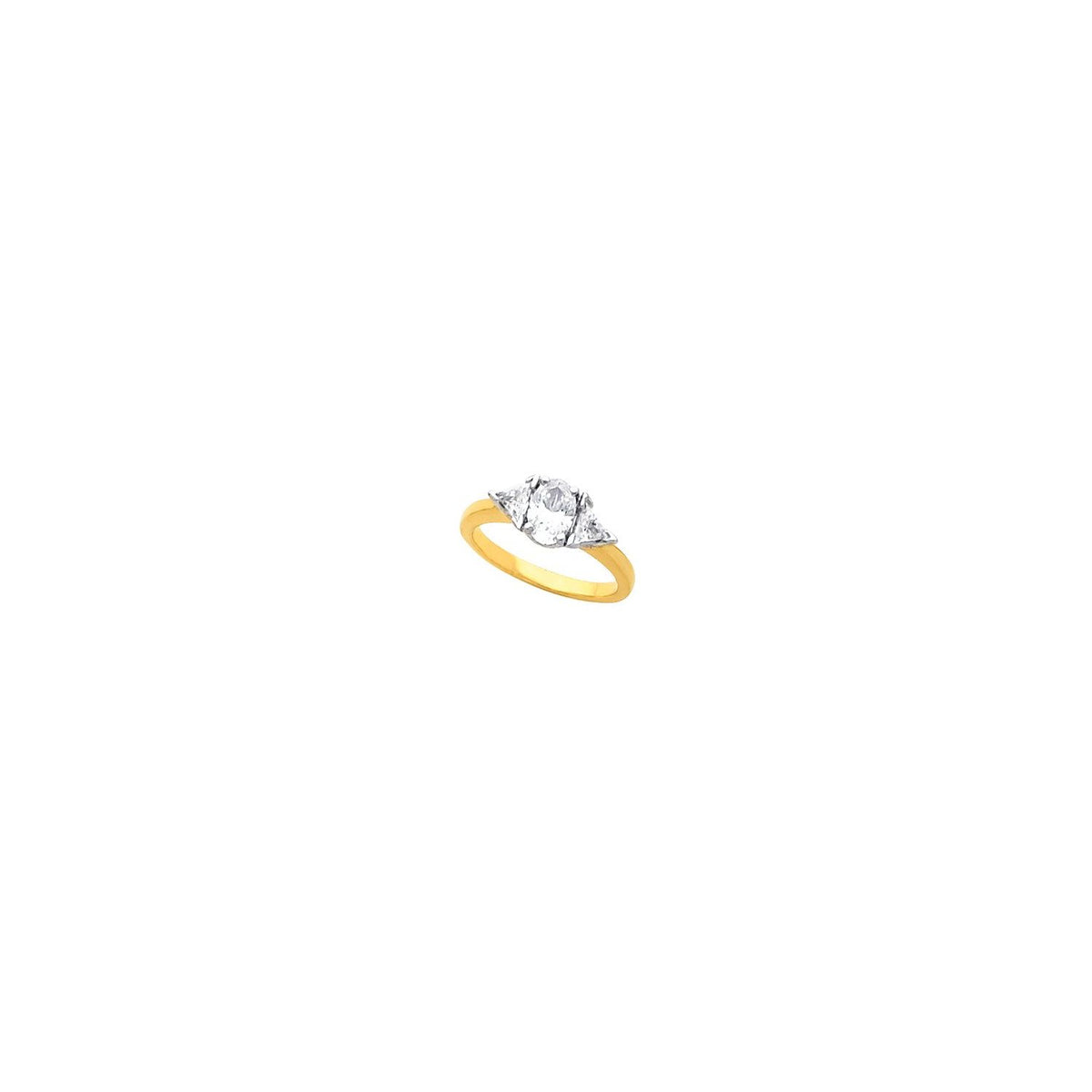 14K Yellow Gold 6x4 mm Band