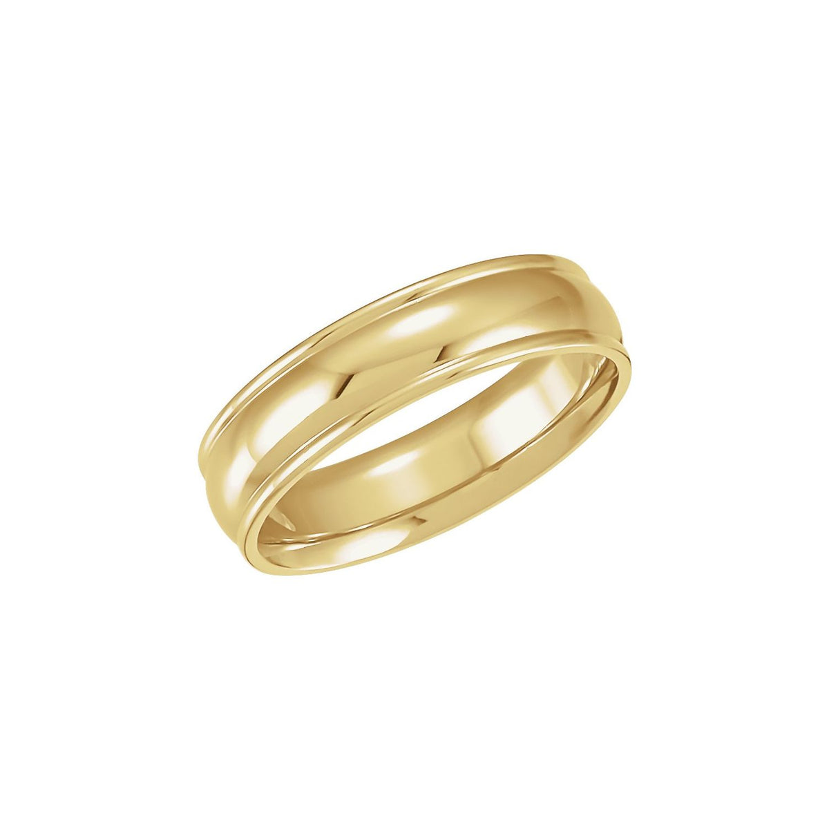 10K Yellow Gold Comfort-Fit Wedding Band