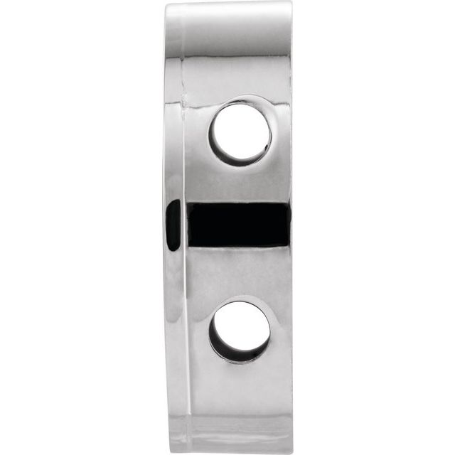 Oval Bracelet Slide, Style 4