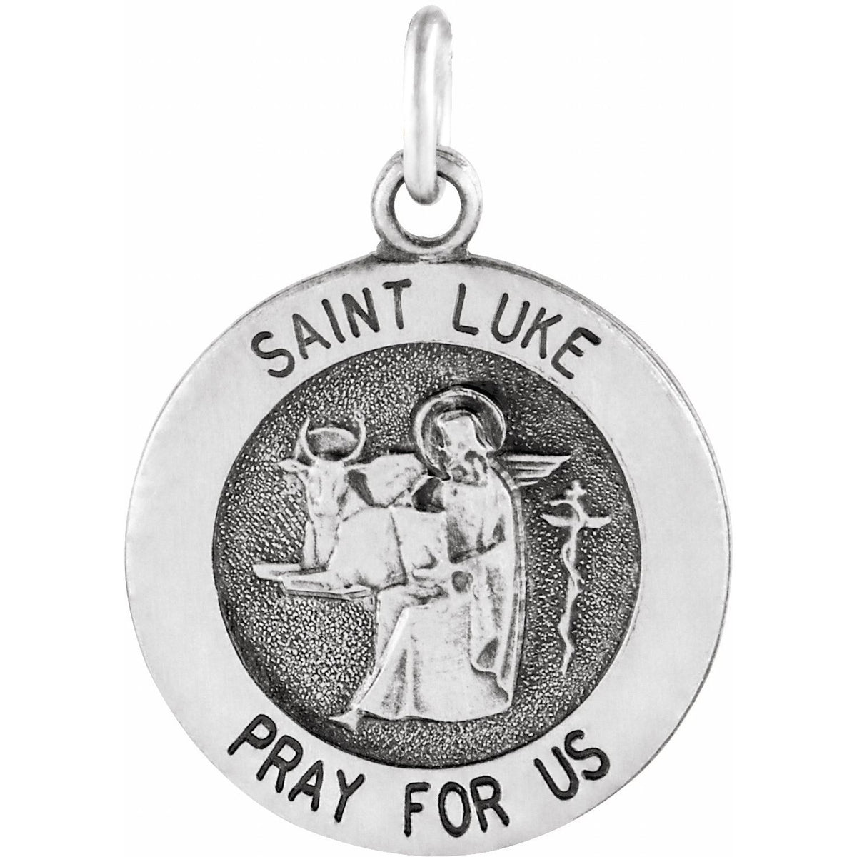 Sterling Silver St. Luke Medal
