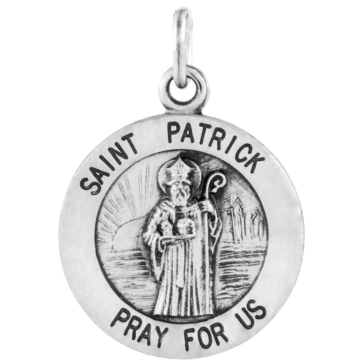 Sterling Silver St. Patrick Medal