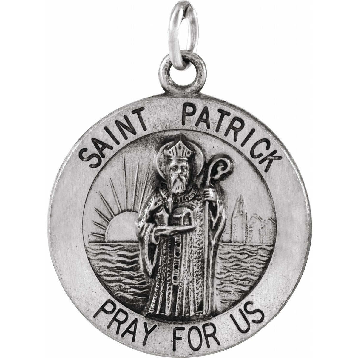 Sterling Silver St. Patrick Medal