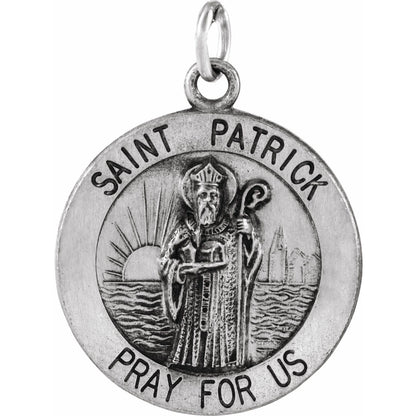 Sterling Silver St. Patrick Medal