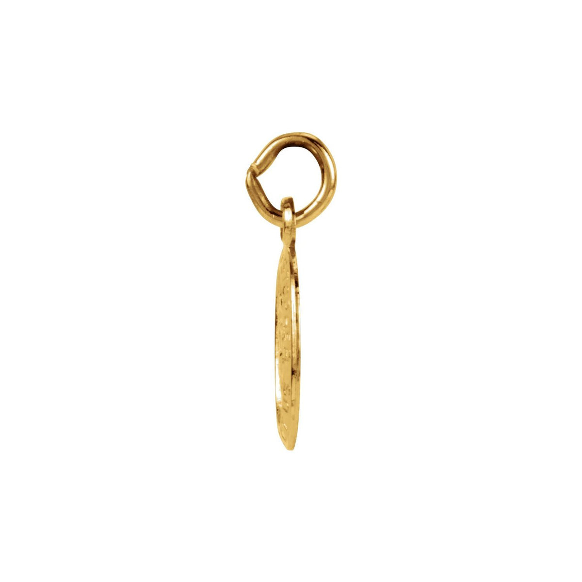 14K Yellow Gold 9x6 mm Oval St. Christopher Medal
