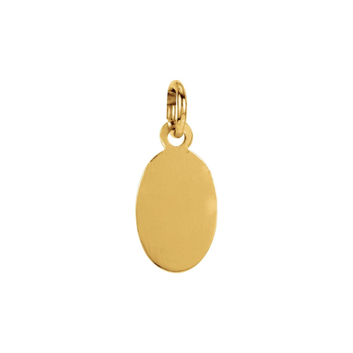 14K Yellow Gold 9x6 mm Oval St. Christopher Medal