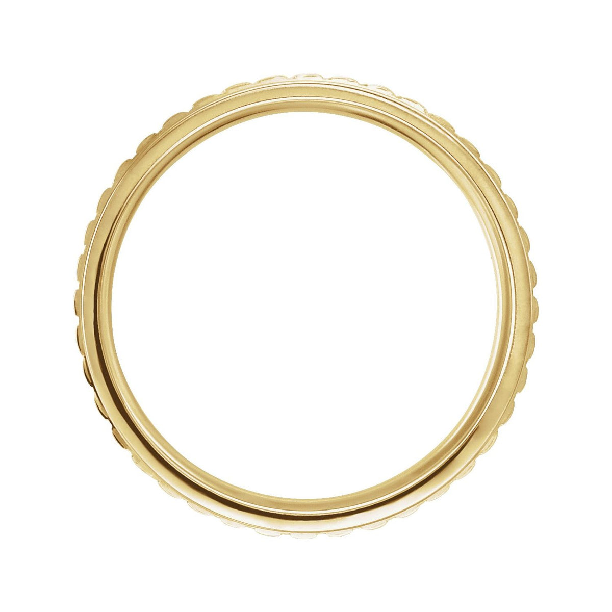 Stepped-Edge Grooved Flat Band