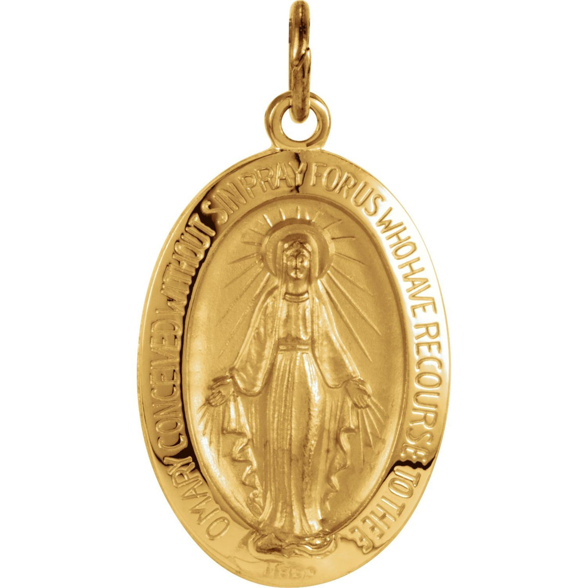 19x14 mm Oval Miraculous Medal