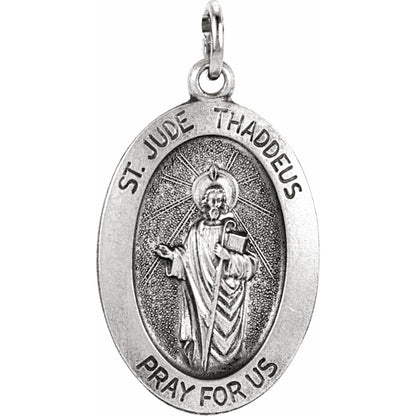 19x13. Oval St. Jude Thaddeus Medal