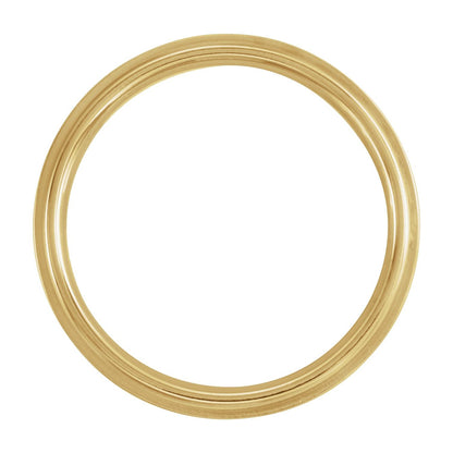 Inlay Comfort-Fit Flat Band