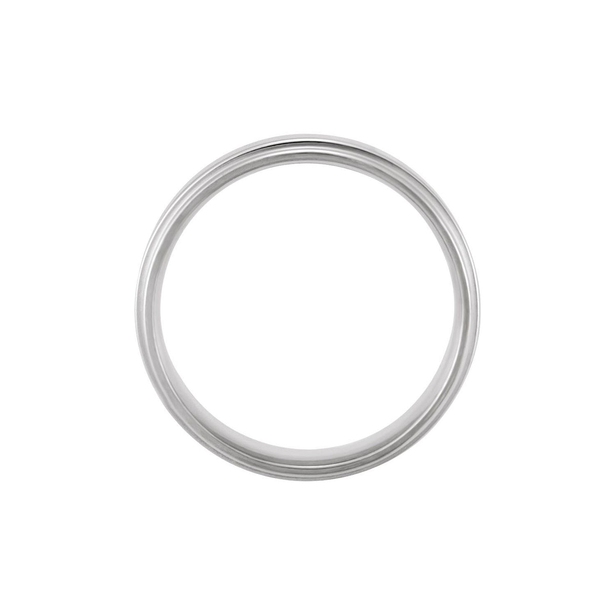Inlay Comfort-Fit Flat Band