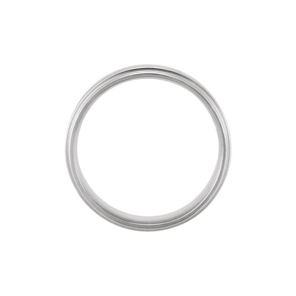 Inlay Comfort-Fit Flat Band
