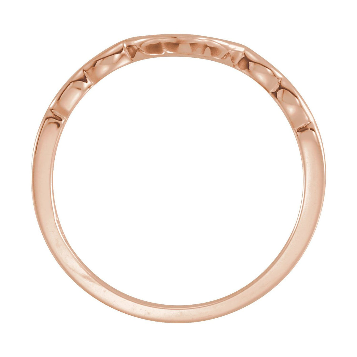14K Rose Gold Matching Band