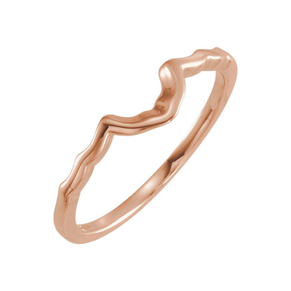 14K Rose Gold Matching Band