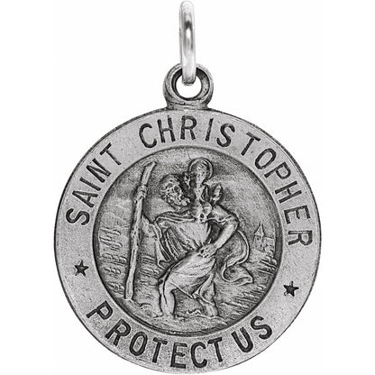 St. Christopher Medal, 33 Mm