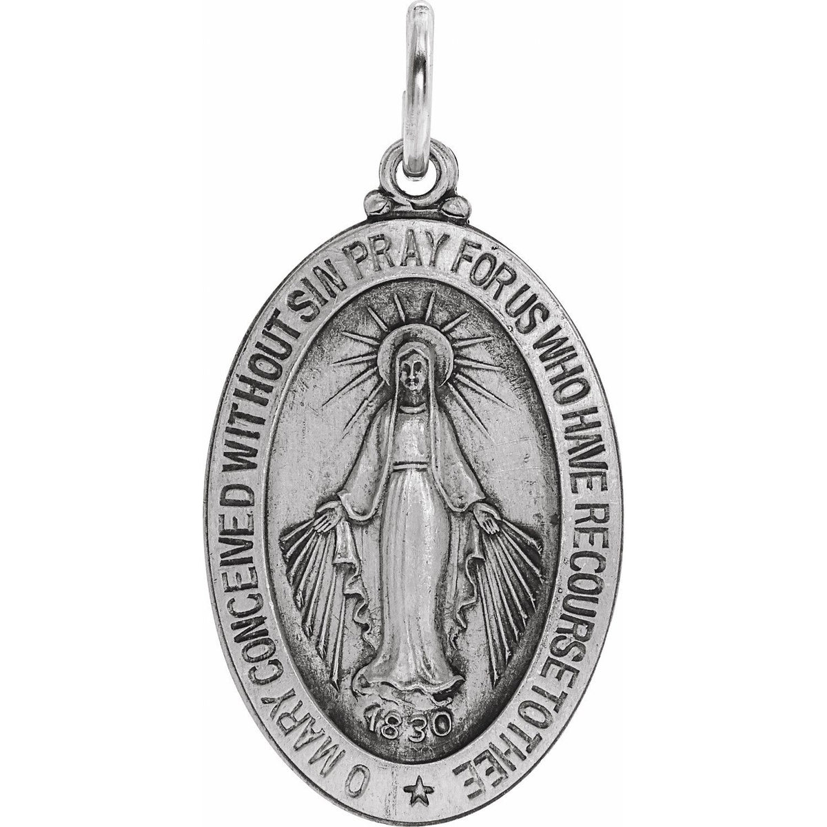 23x16 mm Oval Miraculous Medal