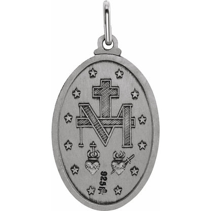 23x16 mm Oval Miraculous Medal