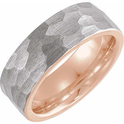PVD Comfort-Fit Flat Band, 6 mm