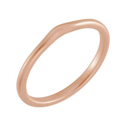 Matching Band with Bead Blast Finish, 2.25 mm