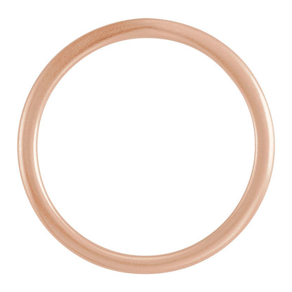 Matching Band with Bead Blast Finish, 2.25 mm