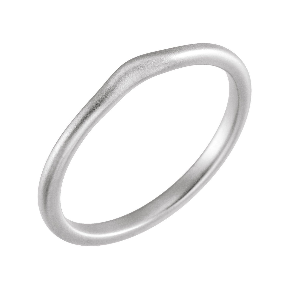 Matching Band with Bead Blast Finish, 2.25 mm