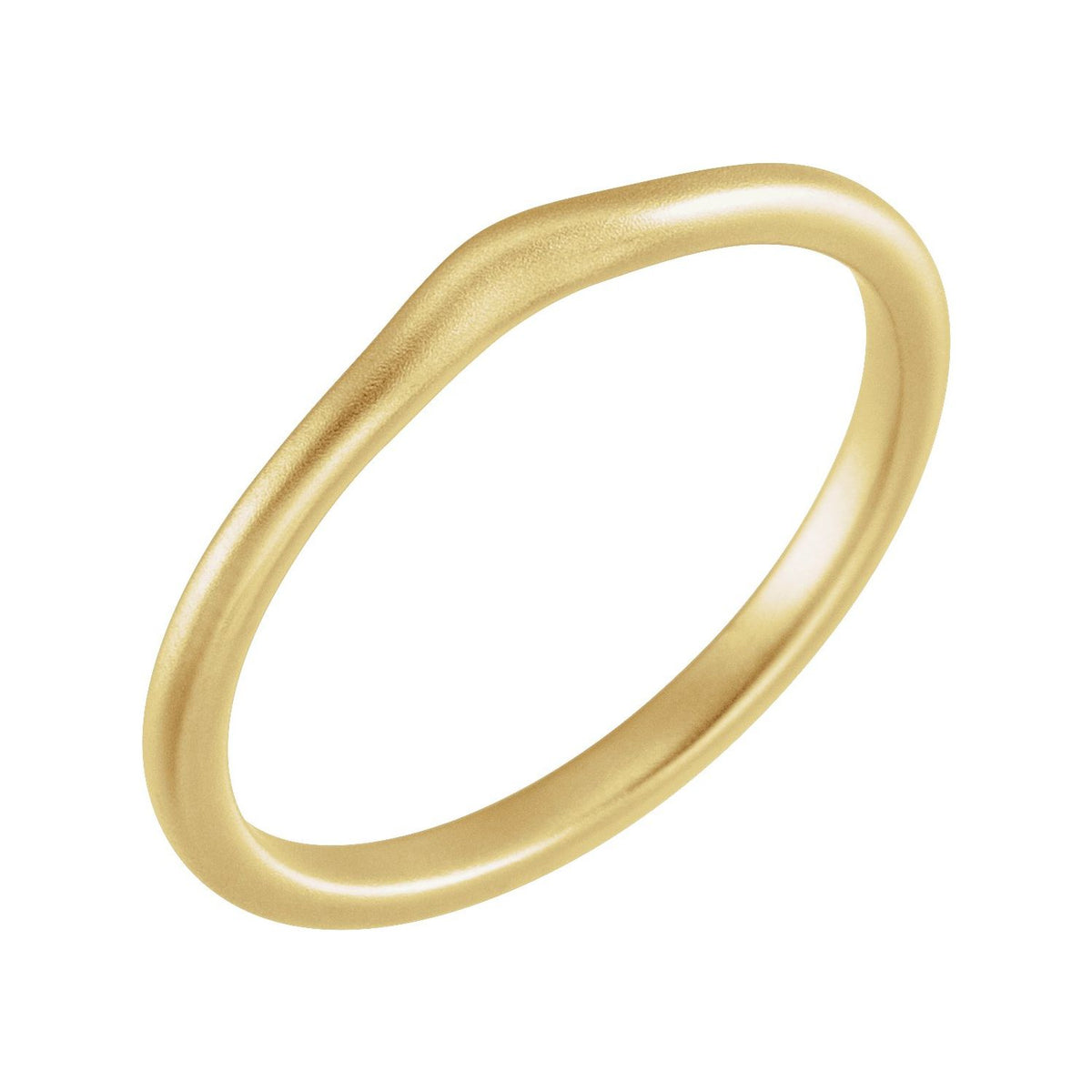 Matching Band with Bead Blast Finish, 2.25 mm
