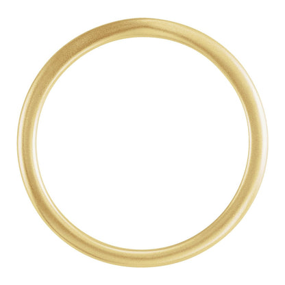 Matching Band with Bead Blast Finish, 2.25 mm