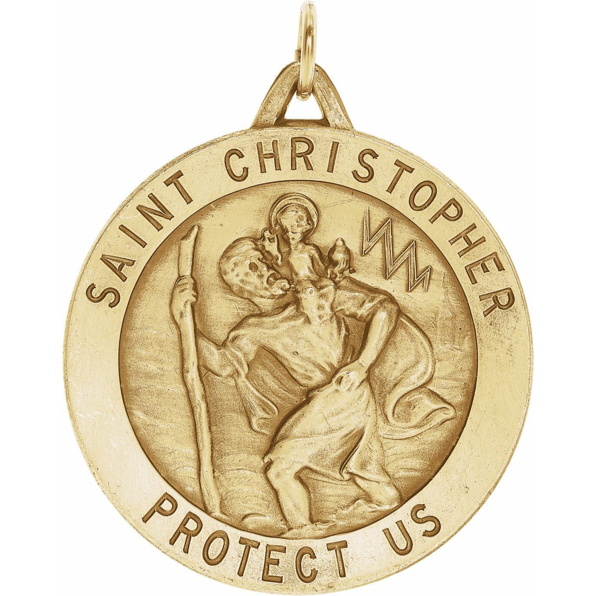 St. Christopher Medal, 33 Mm