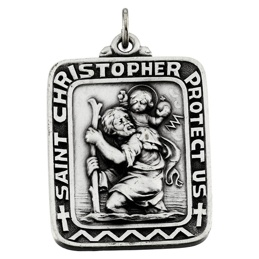 Pendant 31.5x26 mm St. Christopher Medal