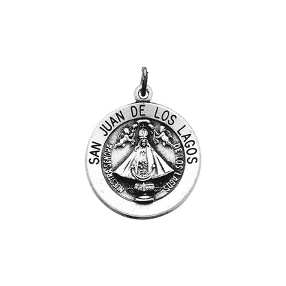 14K Yellow Gold San Juan de Los Lagos Medal