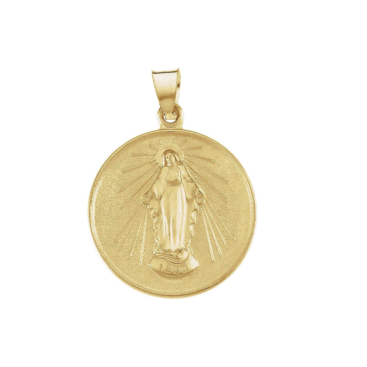 18K Yellow Gold Miraculous Medal