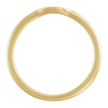 Matching Band with Bead Blast Finish, 3.83 mm